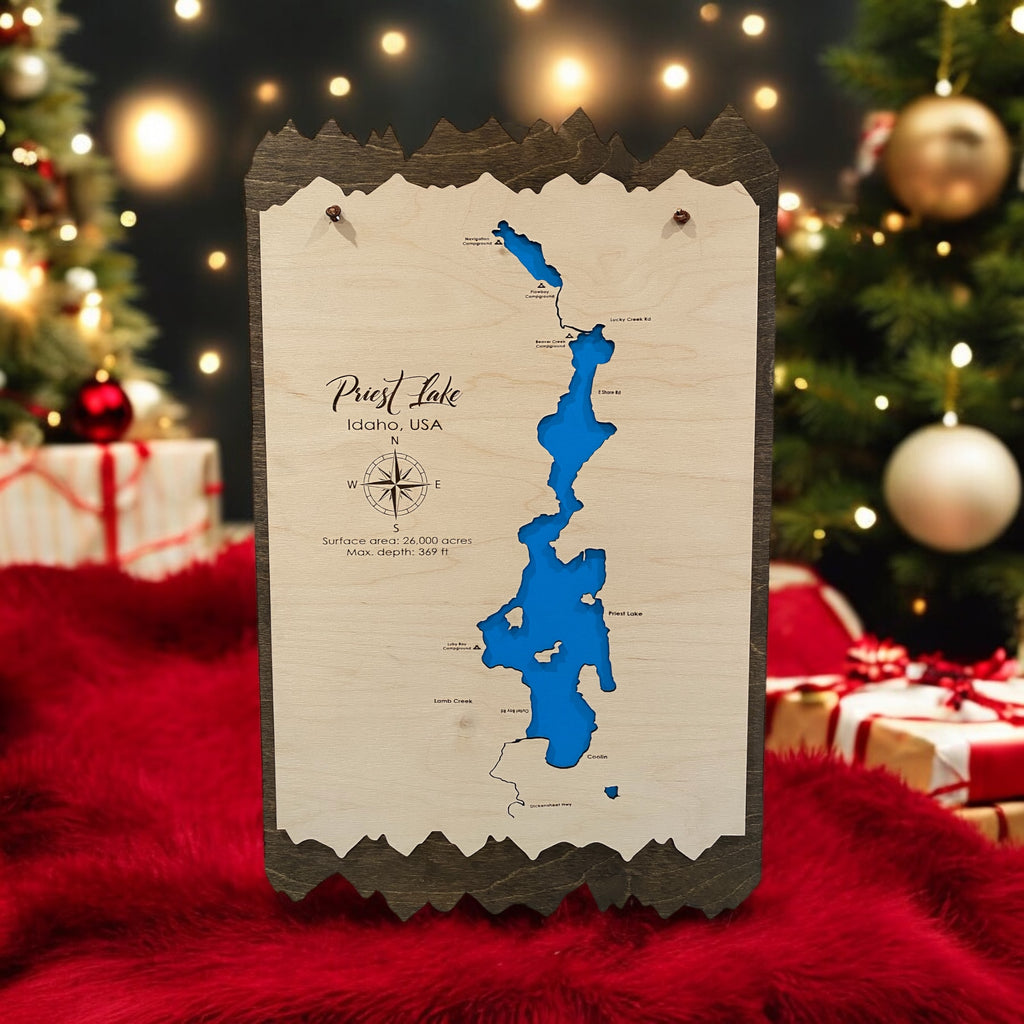 Priest Lake Wood Map