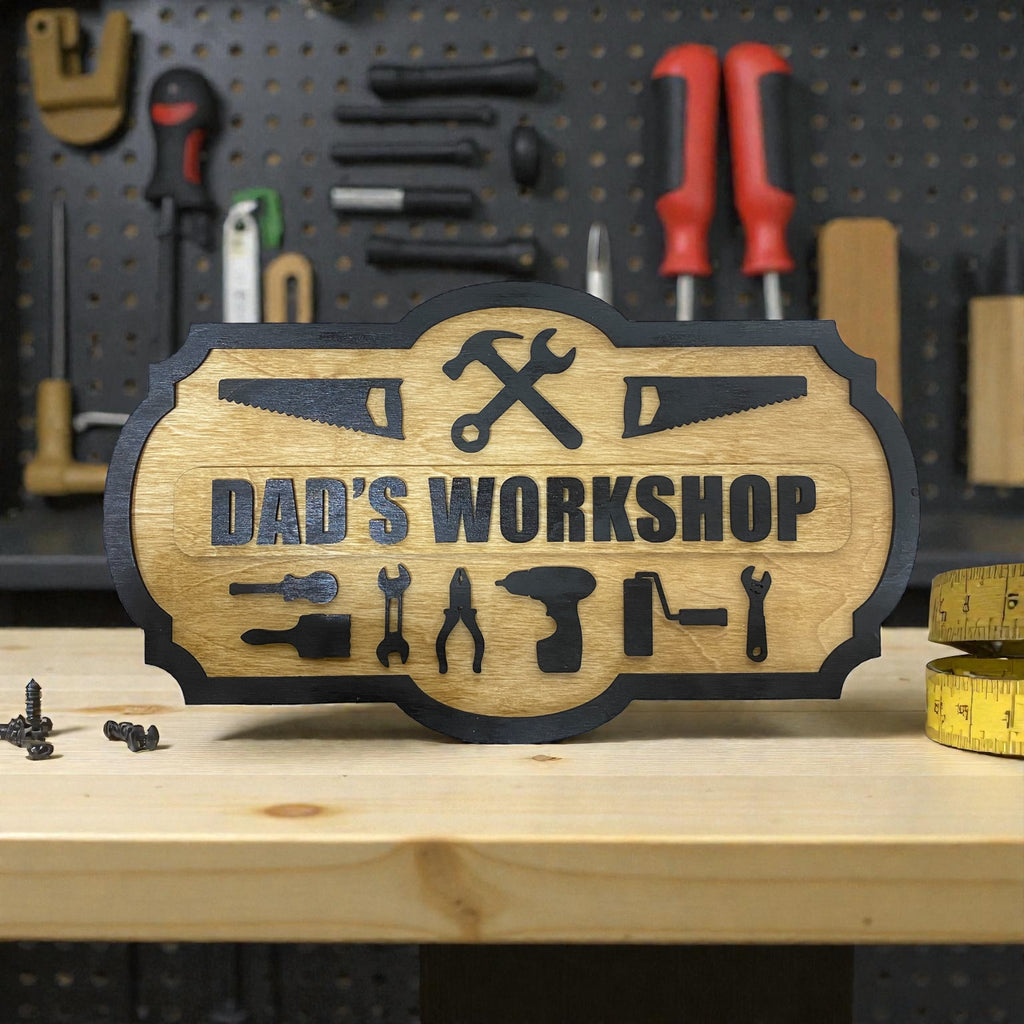 Dad’s Workshop Sign