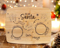 Santa Cutting Board For Milk & Cookies