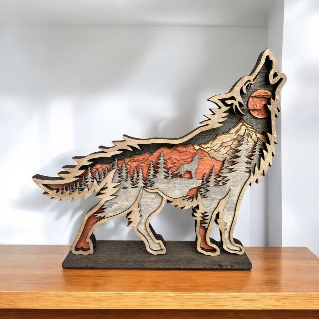 Howling Wolf Decor