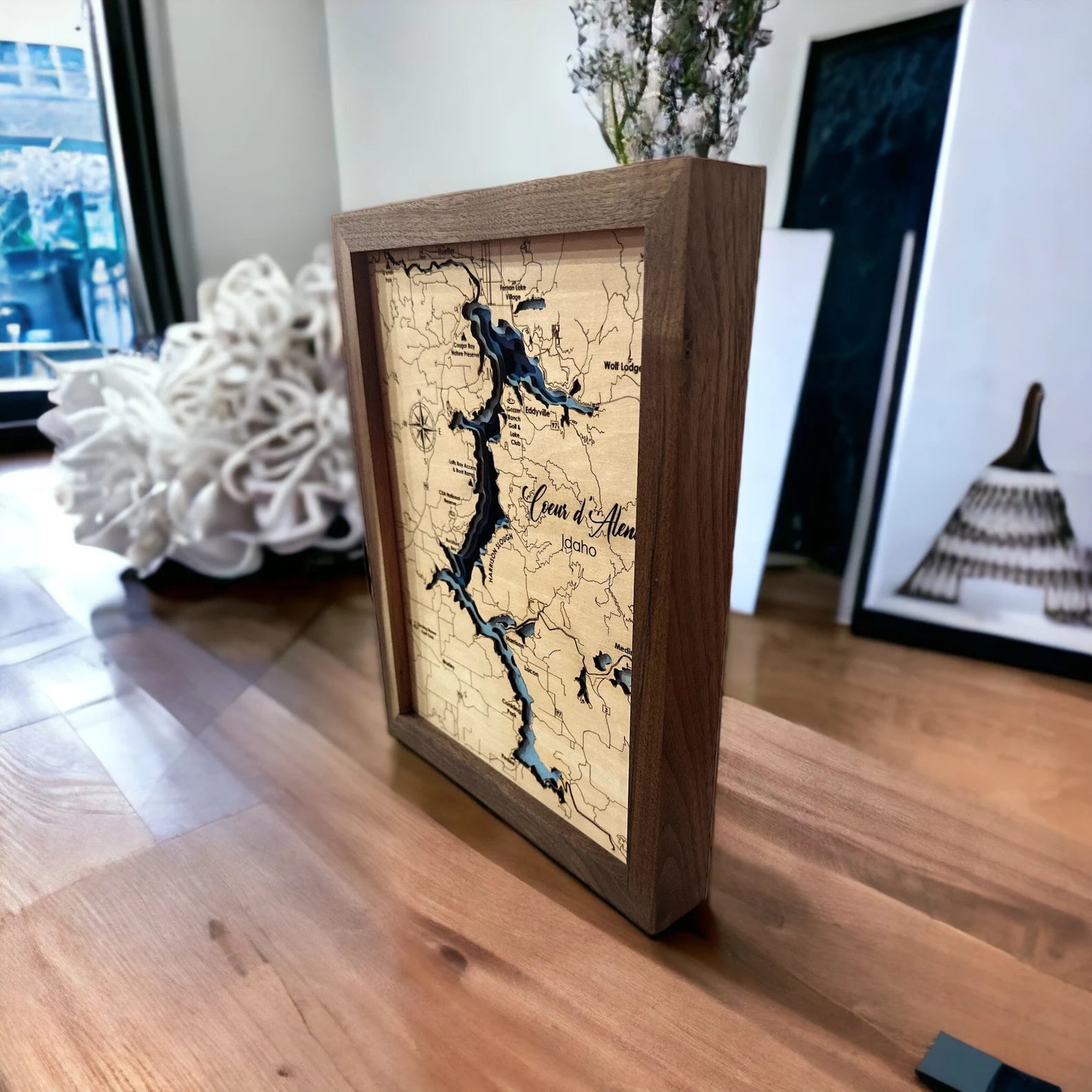 Bathymetric Lake Coeur d Alene