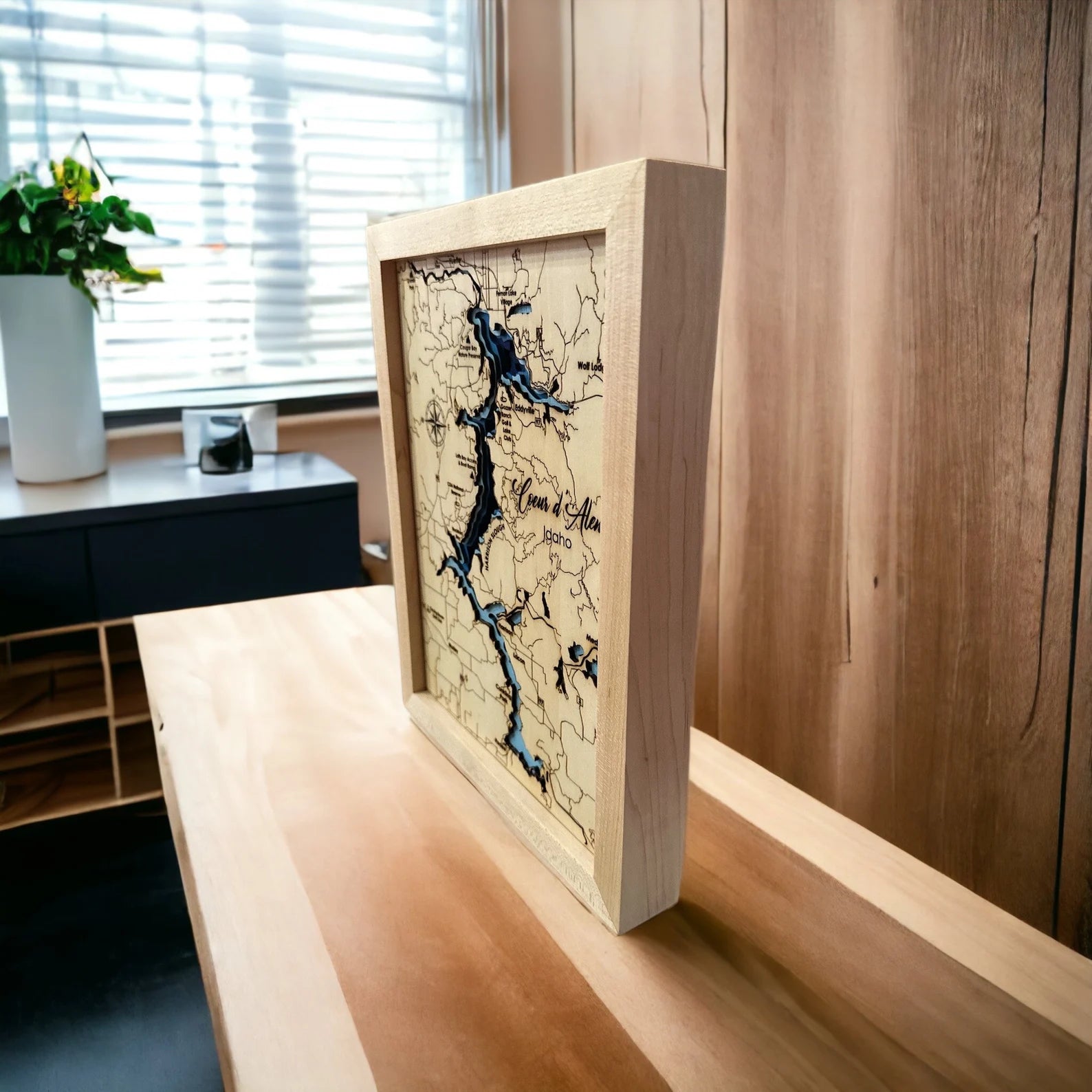 Bathymetric Lake Coeur d Alene