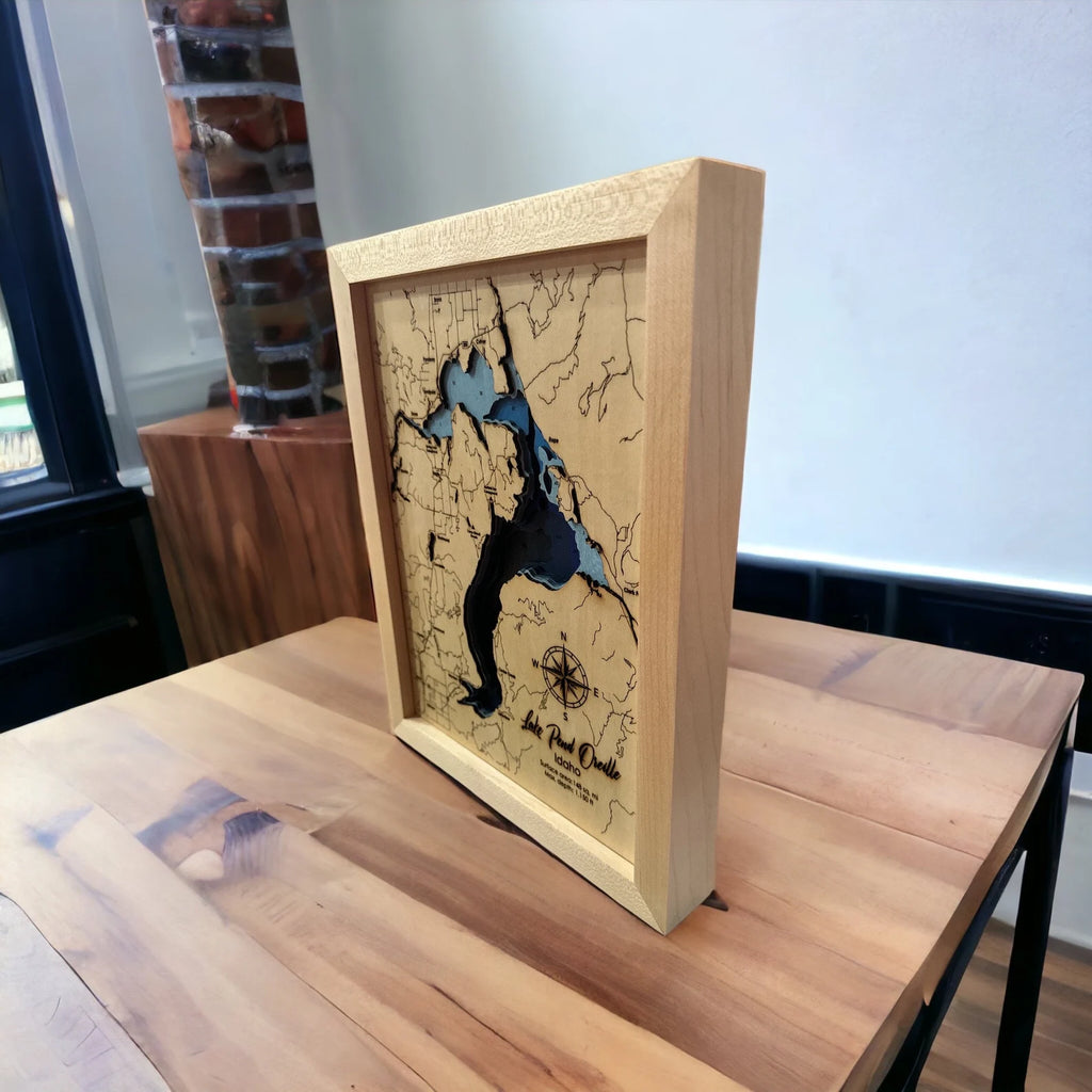 Bathymetric Lake Pend Oreille